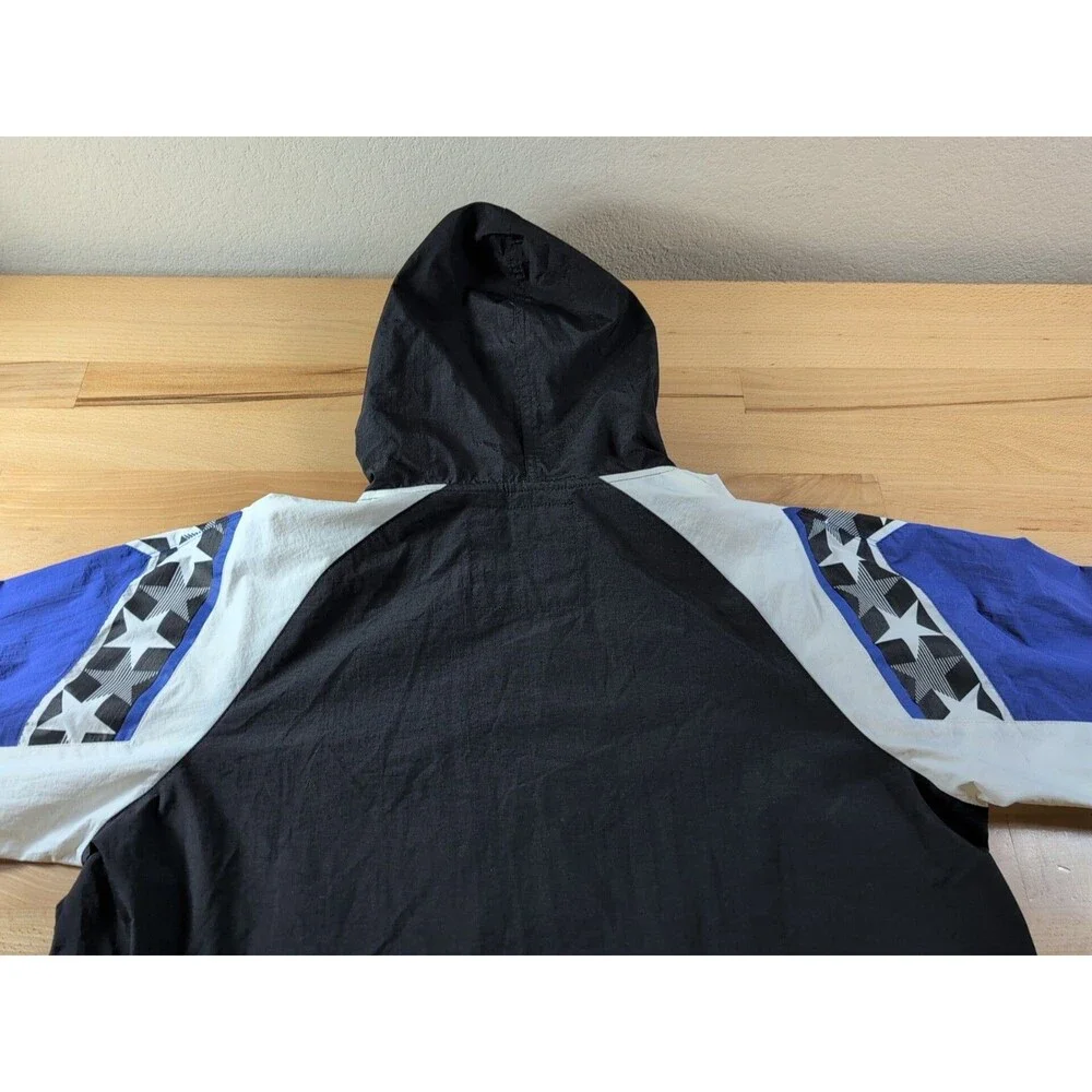 Orlando Magic Mitchell & Ness NBA Half-Zip Anorak Jacket Black/Royal Blue Small
